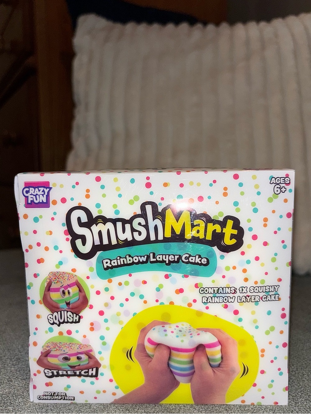 New Jumbo RMS SmushMart Rainbow Layer Cake - Picture 8 of 9